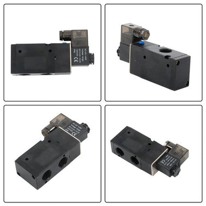 1/2 inch 3-way 2 position electric directional control air solenoid valve 12V DC