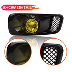 For 1999-2000 Honda Civic Front Bumper Yellow Lens Halogen Fog Lights Lamp
