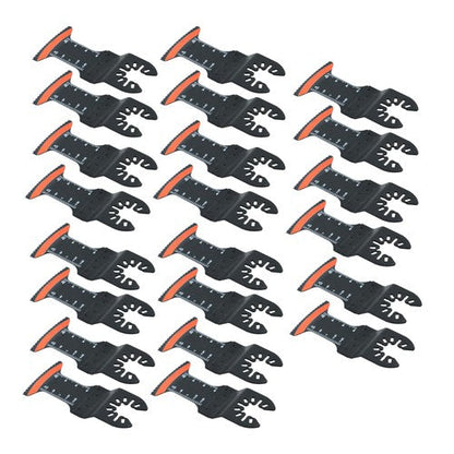Tool Blades Curved Edge Oscillating Saw Blades 50PCS Titanium Oscillating