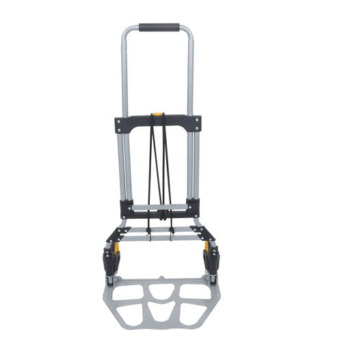 264Lb Capacity Alloy Steel Folding Trolley Heavy-Duty Luggage Trolley Cart