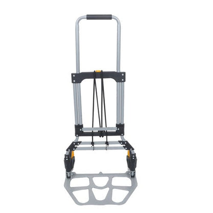 264Lb Capacity Alloy Steel Folding Trolley Heavy-Duty Luggage Trolley Cart