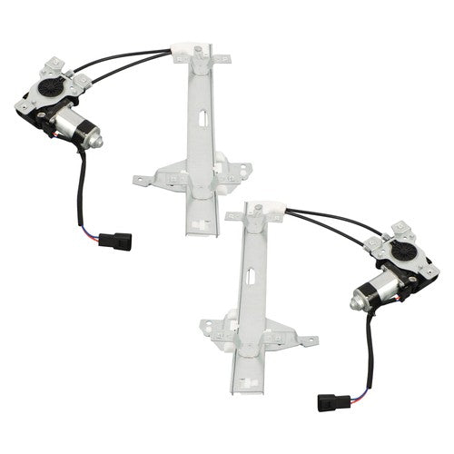 Power Window Regulator RL&RR w/ Motor For Buick Century 97-05 741-709 741-710