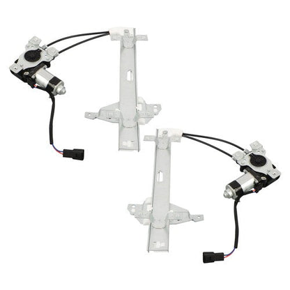 Power Window Regulator RL&RR w/ Motor For Buick Century 97-05 741-709 741-710