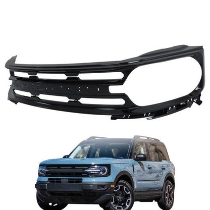 For Ford Bronco Sport 2021-2023 Front Bumper Upper Grille Durable Plastic Black