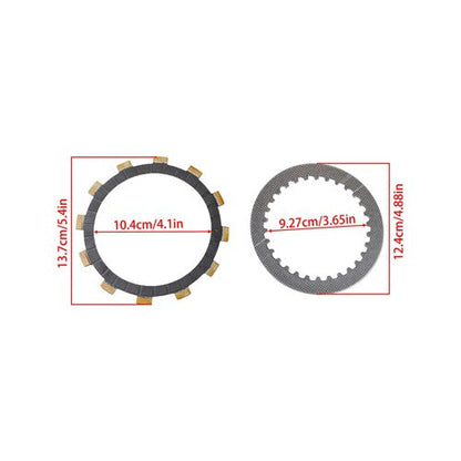 For Yamaha WR250F YZ250F Clutch Friction w/ Steel Plates Spring Gasket Kit 01-13