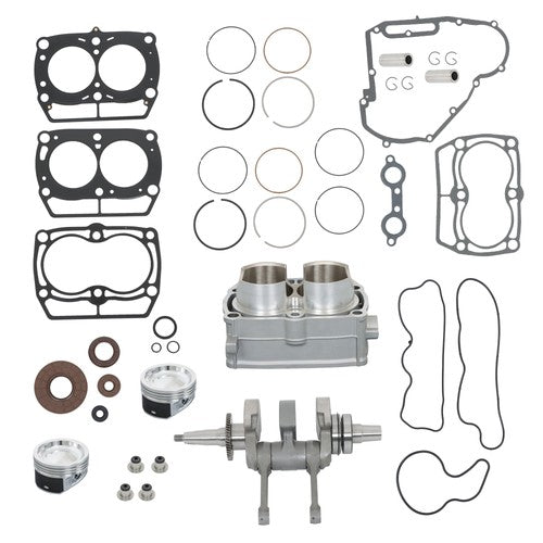 For POLARIS SPORTSMAN RZR RANGER 800 ENGINE REBUILD KIT CRANKSHAFT CYLINDER