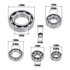 822236 HR00055/HR00057/K078 For Honda TRX 350 full bearing+full oil seal 18PCS