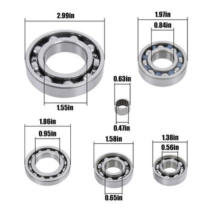 822236 HR00055/HR00057/K078 For Honda TRX 350 full bearing+full oil seal 18PCS