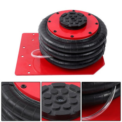For Car SUV Lifting RED Triple Bag Air Jack 3 Ton/6600 lb Pneumatic Jack