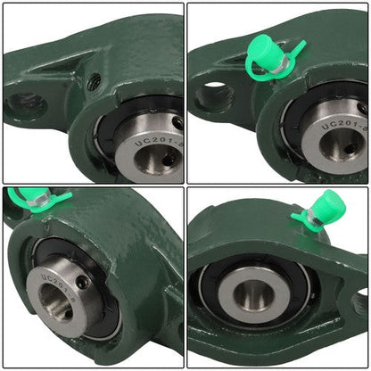 10Pcs UCFL201-8 Pillow Block Bearing 1/2" Bore 2 Bolt Flange Mounted New