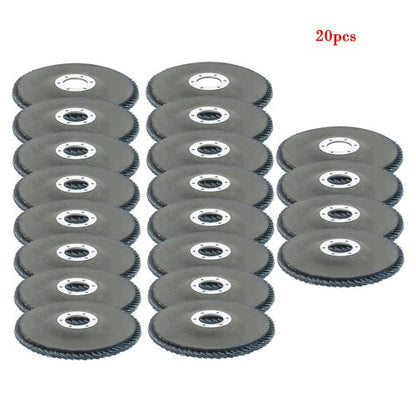 20 Pcs 4.5" x 7/8" 80 Grit Flap Discs Grinding Wheels T29 for Angle Grinder