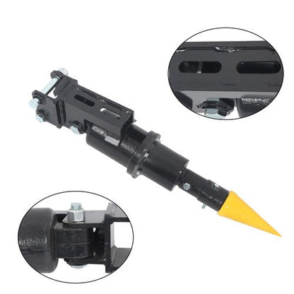 Spiral Screw Log Splitter Cone Hydraulic Wood Splitter for Mini Excavator