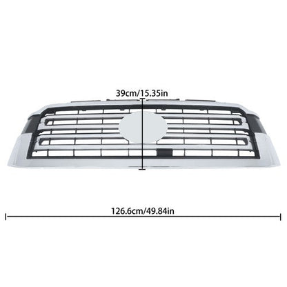 Front Bumper Upper Grille Chrome New Fit For Toyota Sequoia 2018 19-22 Plastic