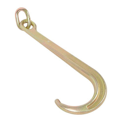 1 x J Hook Grade G70 Towing Hooks 15 Inch Roll Back Clevis 5400 Lbs Load Limit