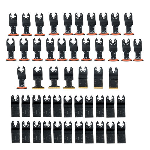 Tool Blades Curved Edge Oscillating Saw Blades 50PCS Titanium Oscillating