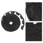 L-shaped Landscape Edging Border Kit No-Dig Garden Edge Lawn Border 1.5" 60 FT