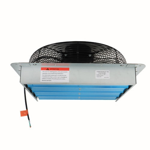 Shutter Exhaust Fan 16 Inch Wall Mounted Automatic Aluminum Attic Fan