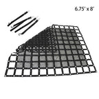 Heavy Duty Cargo Net For Pickup Trucks W/ Cam Buckles & S-Hooks 6.75' x 8' FT