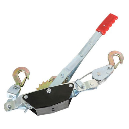 2 Ton Dual Gear Power Puller Ratcheting Gear Pulley System New