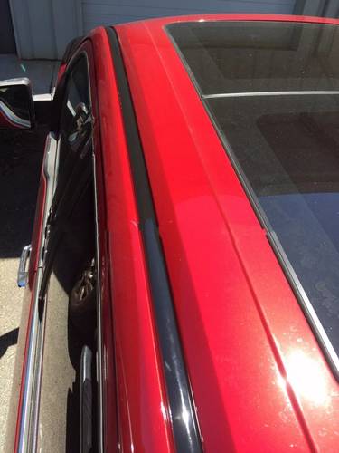 Black Roof Top Drip Trim Molding for 2005-2015 Toyota Tacoma Double Cab 2PCS