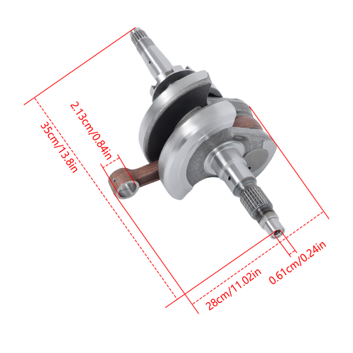 Crankshaft Assy For HiSun 750 HS 750 1220A-007H-0000,12200-007G00-0200 UTV 1:7