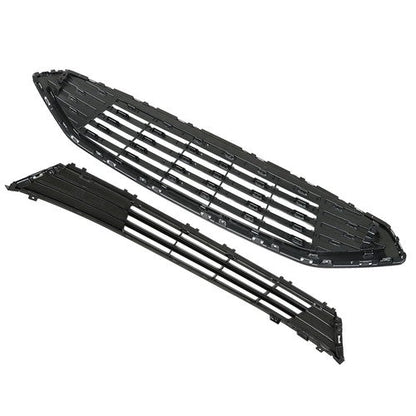 Suitable For Ford Fusion 2017-2018 Replacement Front Bumper Grille 2-Piece Set