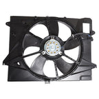 Fit For 2015-2017 Sonata 2.4L Plastic Radiator AC Condenser Cooling Fan Assembly