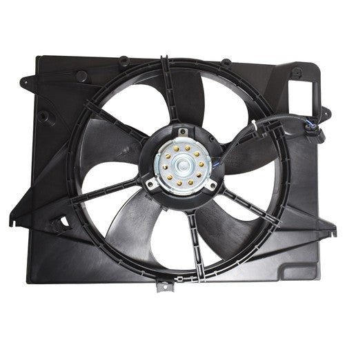 Fit For 2015-2017 Sonata 2.4L Plastic Radiator AC Condenser Cooling Fan Assembly