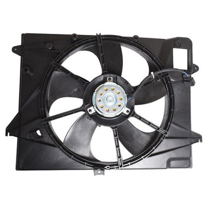 Fit For 2015-2017 Sonata 2.4L Plastic Radiator AC Condenser Cooling Fan Assembly