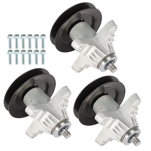 3 x Spindle Assembly For Cub Cadet MTD Troy Bilt 50” 54” 618-04125 918-04126