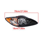 For 2008-2016 International ProStar Black Housing Projector Headlights Pairs