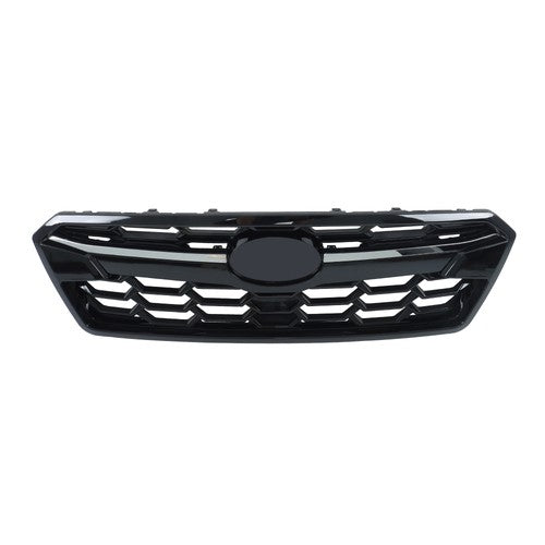 Plastic Front Upper Grille Grill w/Chrome Molding For Subaru Crosstrek 2018-2020
