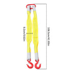 Lifting Slings Straps With Hooks 3.3Feet Two Leg Bridle Web Sling 4409 lbs