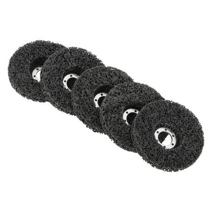 10 PCS 4-1/2" x 7/8" Black Diamond Grinding Discs Strip Discs for Angle Grinder