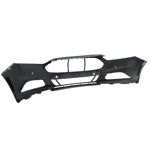 Grille + Front Bumper Combo Plastic Primered For 2013 2014 2015 2016 Ford Fusion