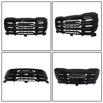 Front Bumper Grille Suitable For GMC Sierra 1500 2022-2024 Gloss Black 84815160