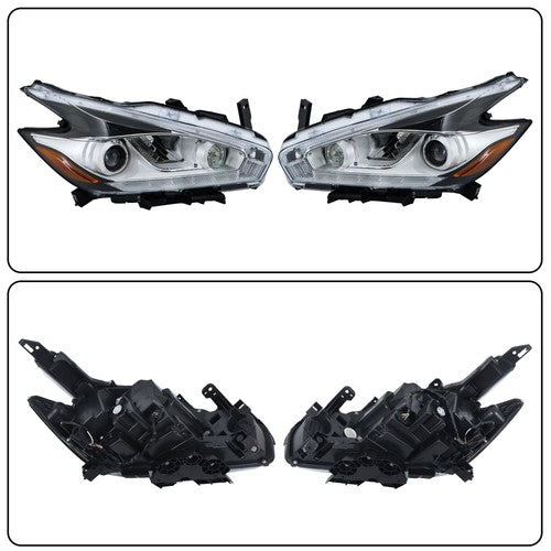 Left+Right LED W/DRL For Nissan Murano 2015-2018 Headlamps Headlights Assembly