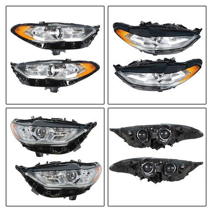 LED DRL Headlight Assembly Headlamps Left+Right Side For Ford Fusion 2017-2019