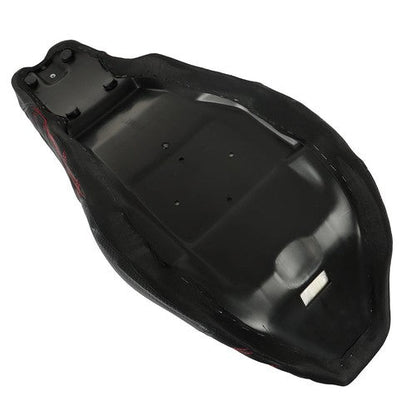 Red Lattice Stitch Carbon Fiber Gripper Step 2 Up Seat For Touring 2008-2020