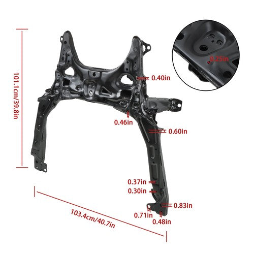 Crossmember/K-Frame Turbo Hatchback Front For Honda Civic 2017-18 20-21 47710064