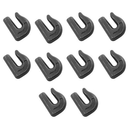 10 Pack 3/8" Weld On Grab Hook 6600lbs Heavy Duty G70 Forged Grab Chain Hooks