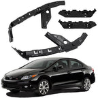 For Civic Sedan 2012-2015 Headlight Bumper Bracket Front 4PCS Support Retainer