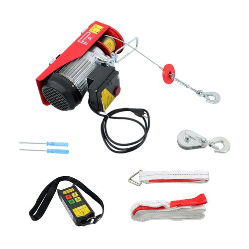110V 880lbs Automatic Lift Electric Hoist with 328ft Wireless Remote Control