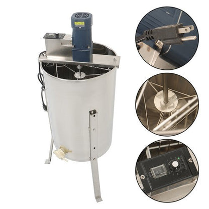 3 Frames Stainless Steel Electric Honey Extractor Beekeeping Equipment 1300RPM