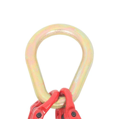 5/16in*2ft G80 Chain Double Limb Hook Chain Fracture Strength 9260lbs T J Hook