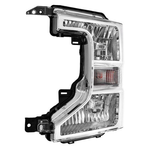 1PCS LH Headlight Assembly Fit For Ford F250 F350 F450 2020-2022 Halogen Chrome