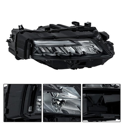 Single Right Side For Nissan Rogue S 2021-2023 Headlight Replacement Clear Lens