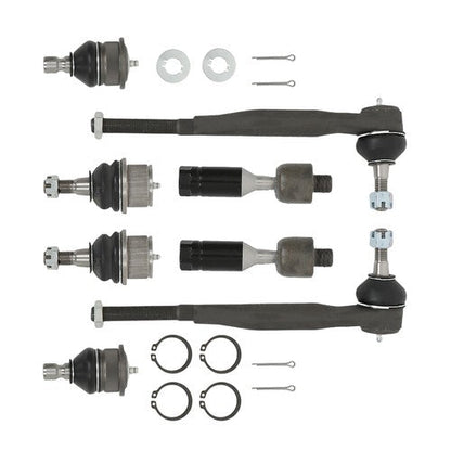 8× Inner&Outer Tie Rods Upper Lower Ball Joints For Chevrolet GMC 2002-07 V8/L6