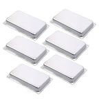 6 Pack 2.5 Inch Deep Full Size  Restaurant Steam Table Pans Without Lid
