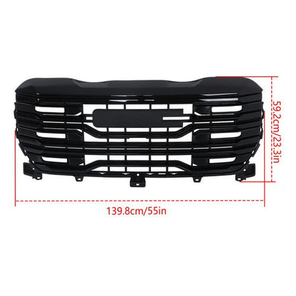 84815160 Suitable For GMC Sierra 1500 2022-2024 Gloss Black Front Bumper Grille